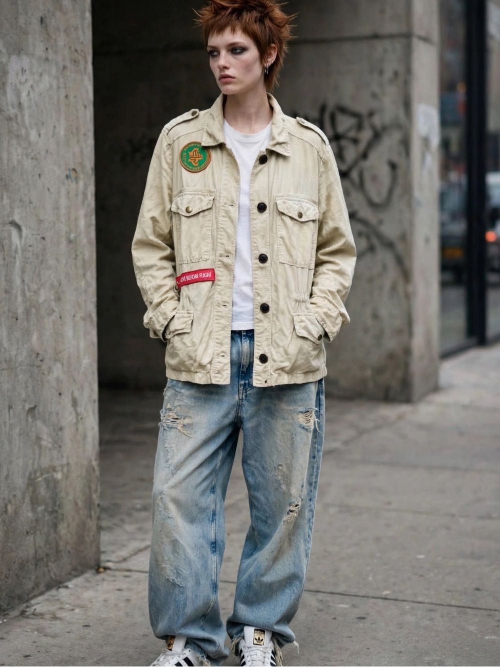 Gap patched jacket